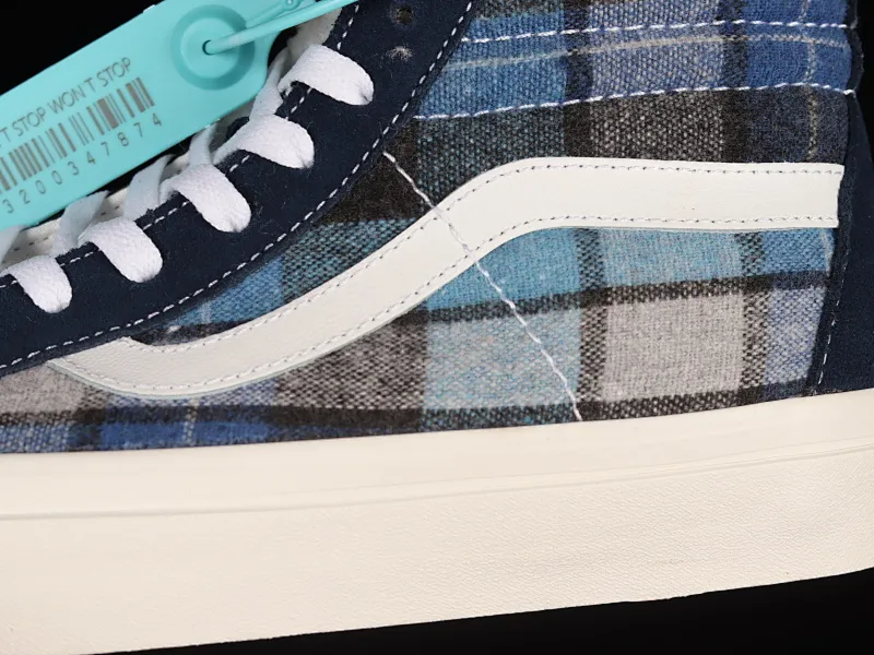 All categories Vans Vans series Vans Hi Vans high-top plus velvet Vans Sk8-Hi x Pendleton joint model plaid element high-top casual sneakers VN0A38GF9GS plus velvet